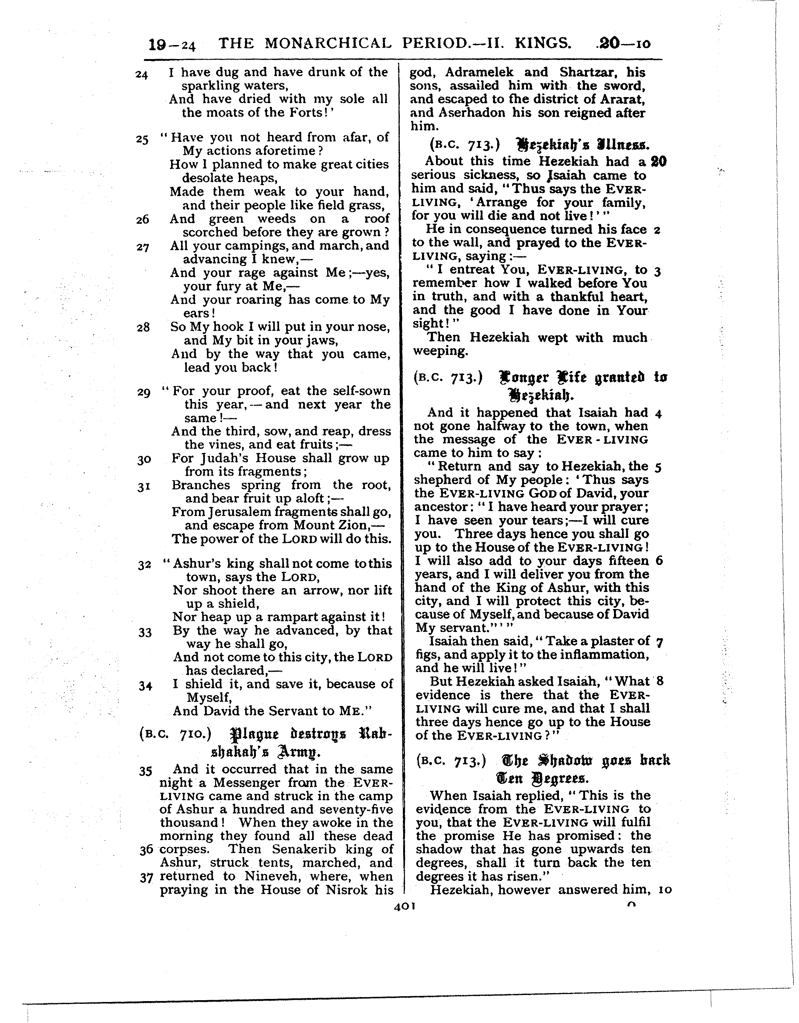 Ferrar Fenton Bible page 0401