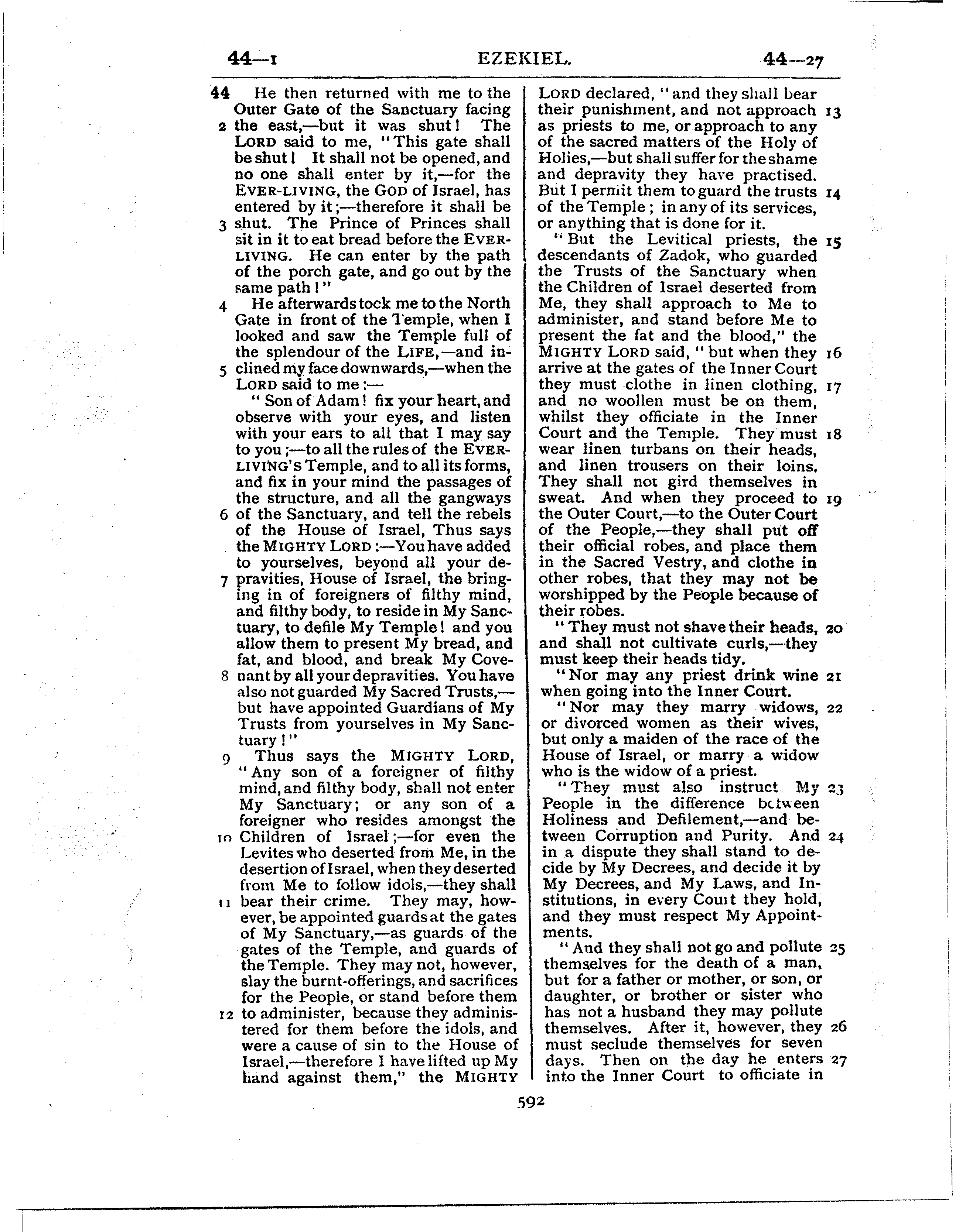 Ferrar Fenton Bible page 0592