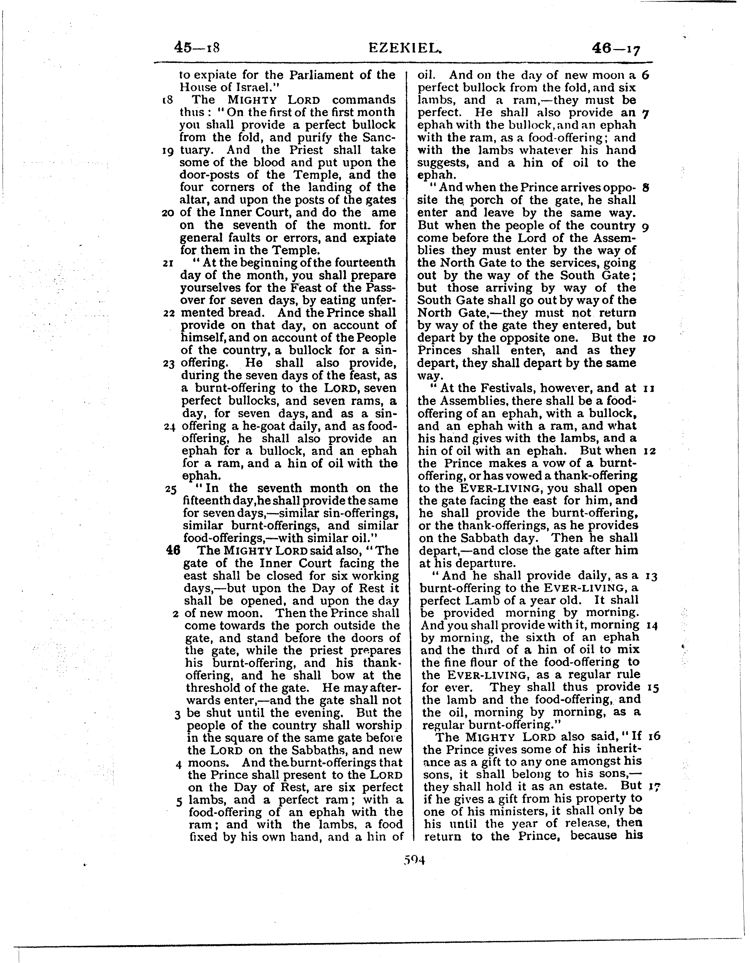 Ferrar Fenton Bible page 0594