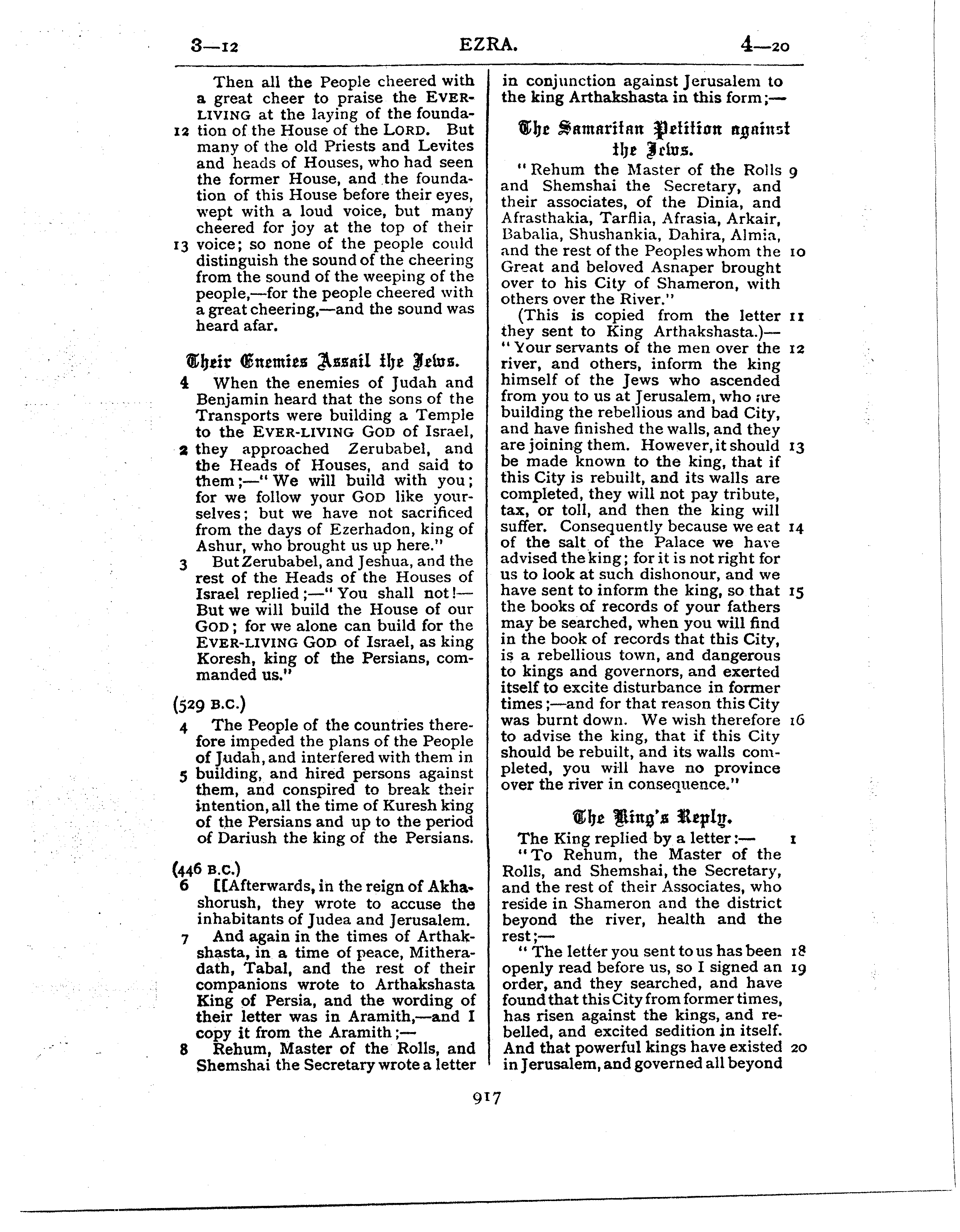 Ferrar Fenton Bible page 0917