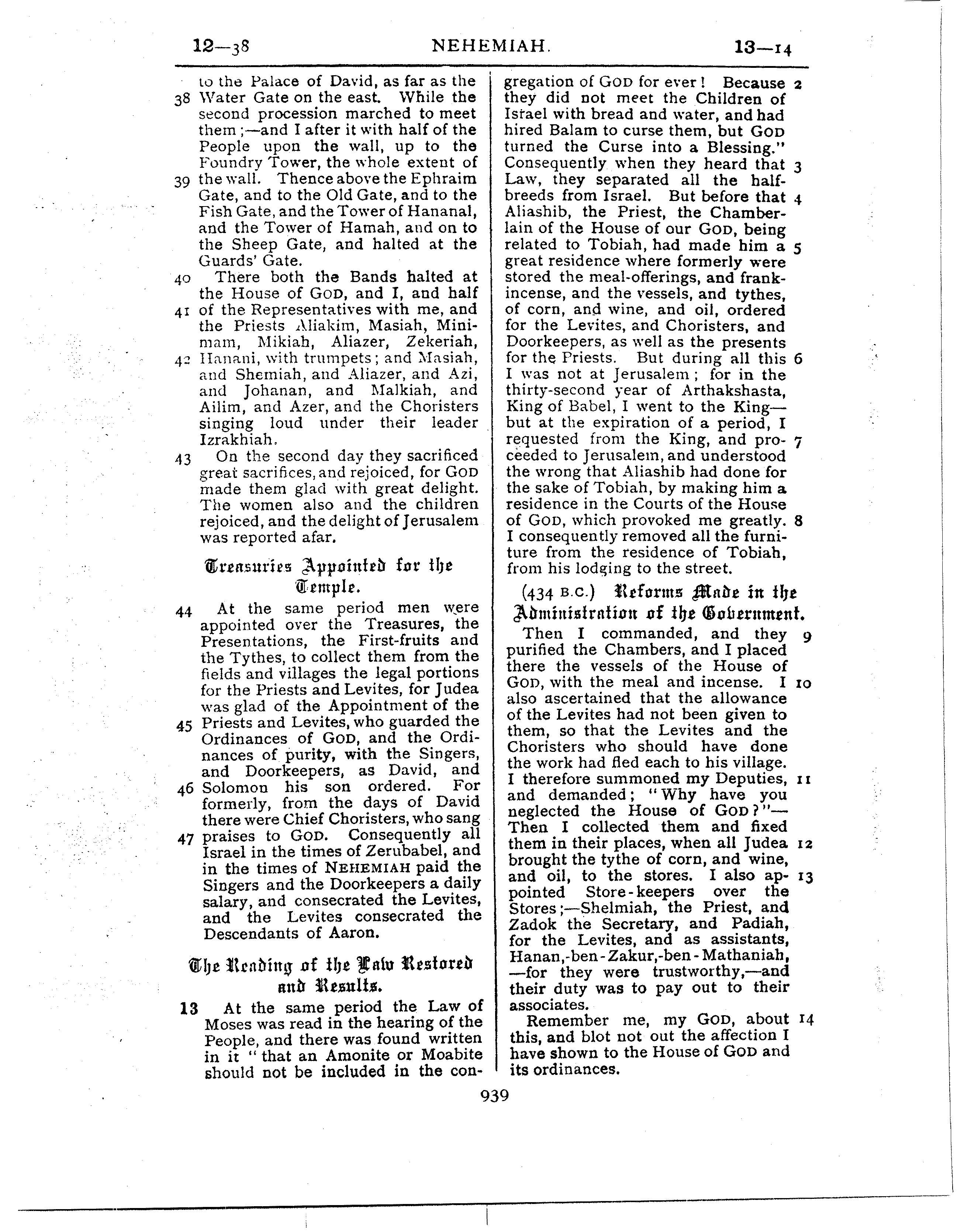 Ferrar Fenton Bible page 0939