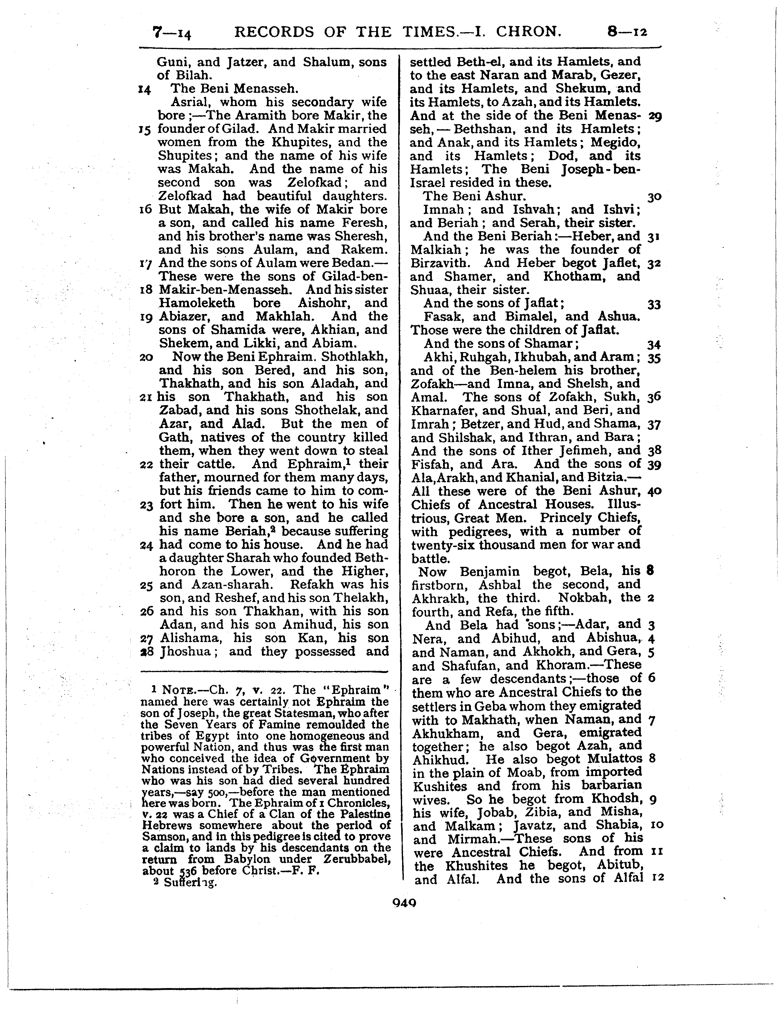 Ferrar Fenton Bible page 0949