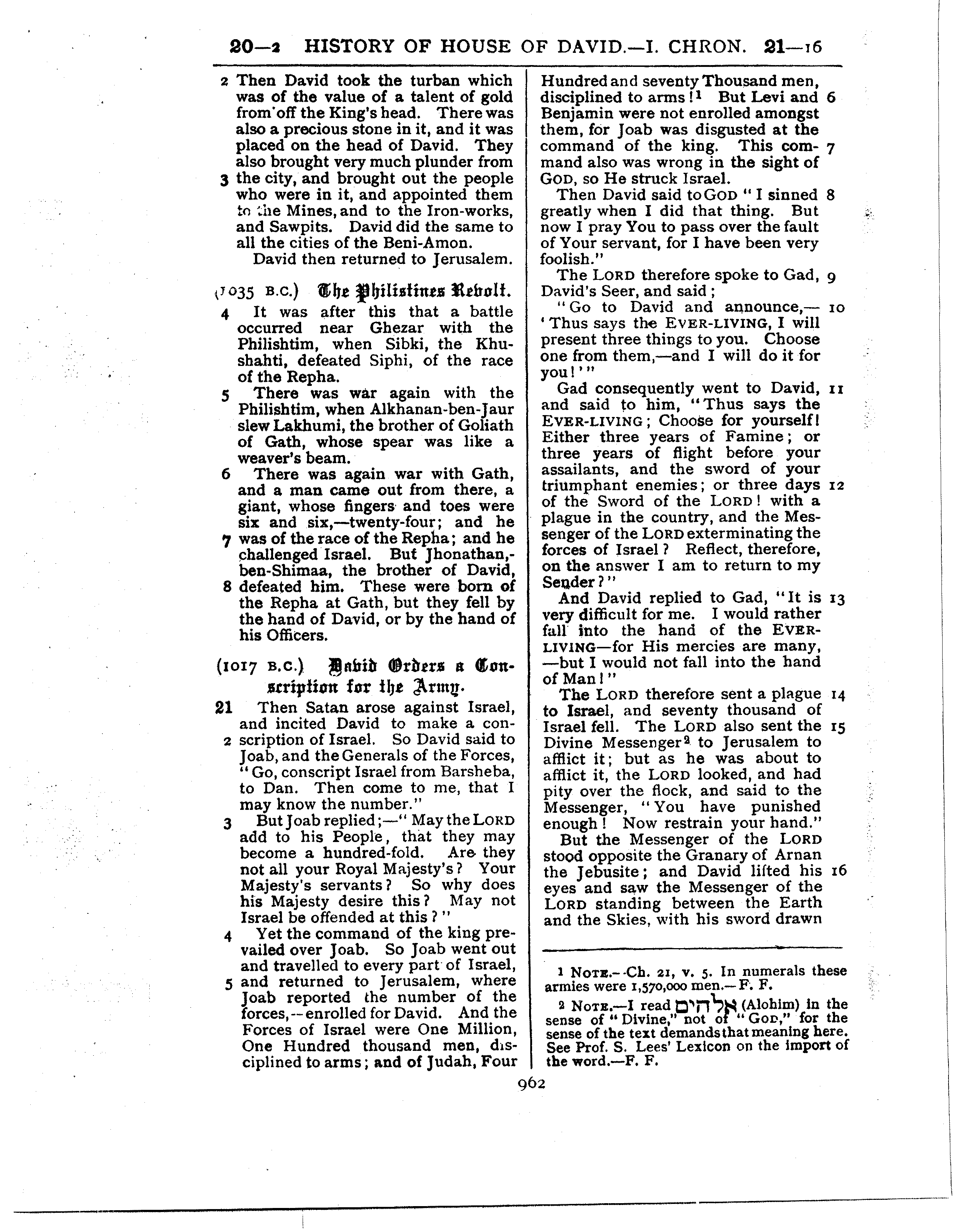 Ferrar Fenton Bible page 0962