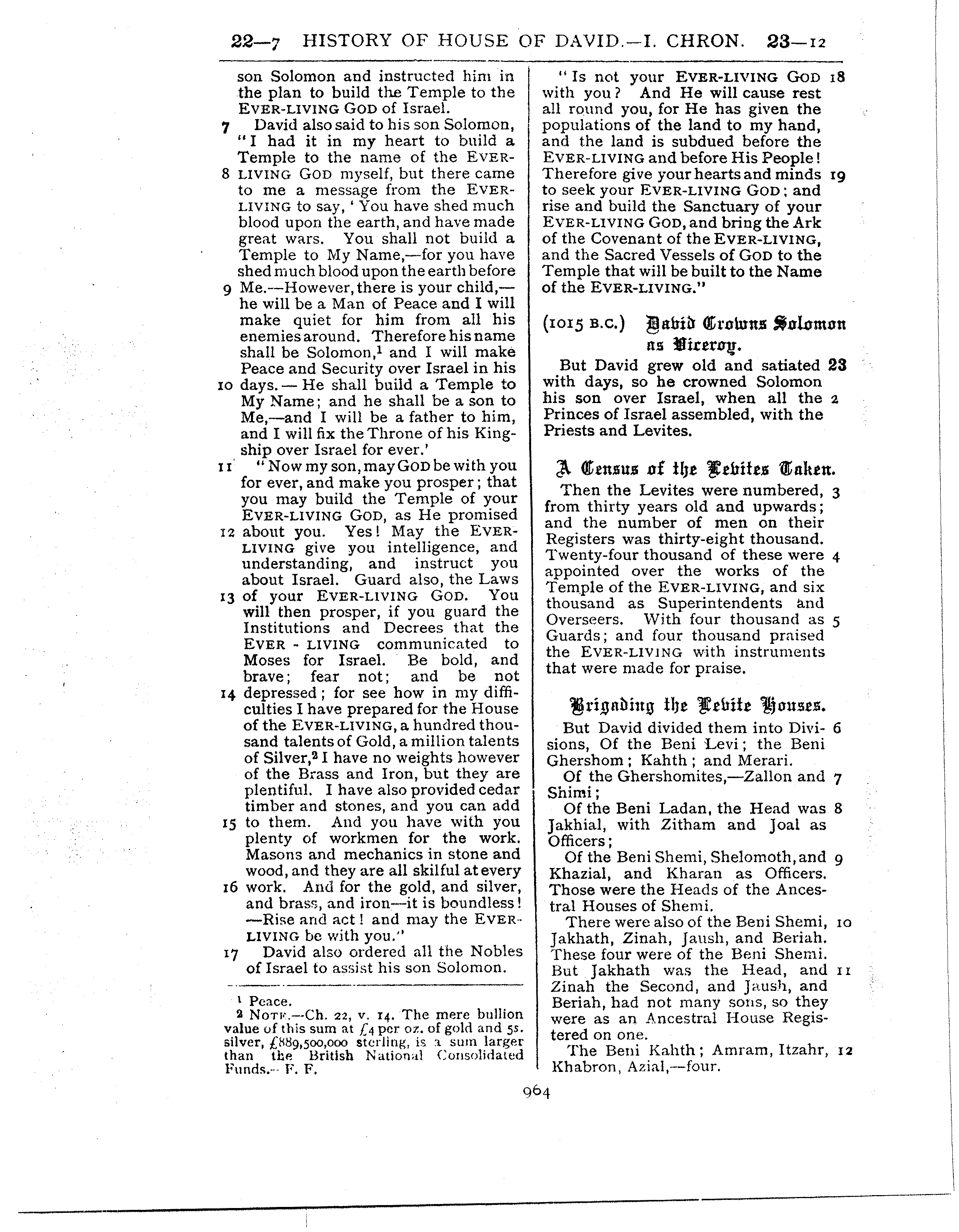 Ferrar Fenton Bible page 0964