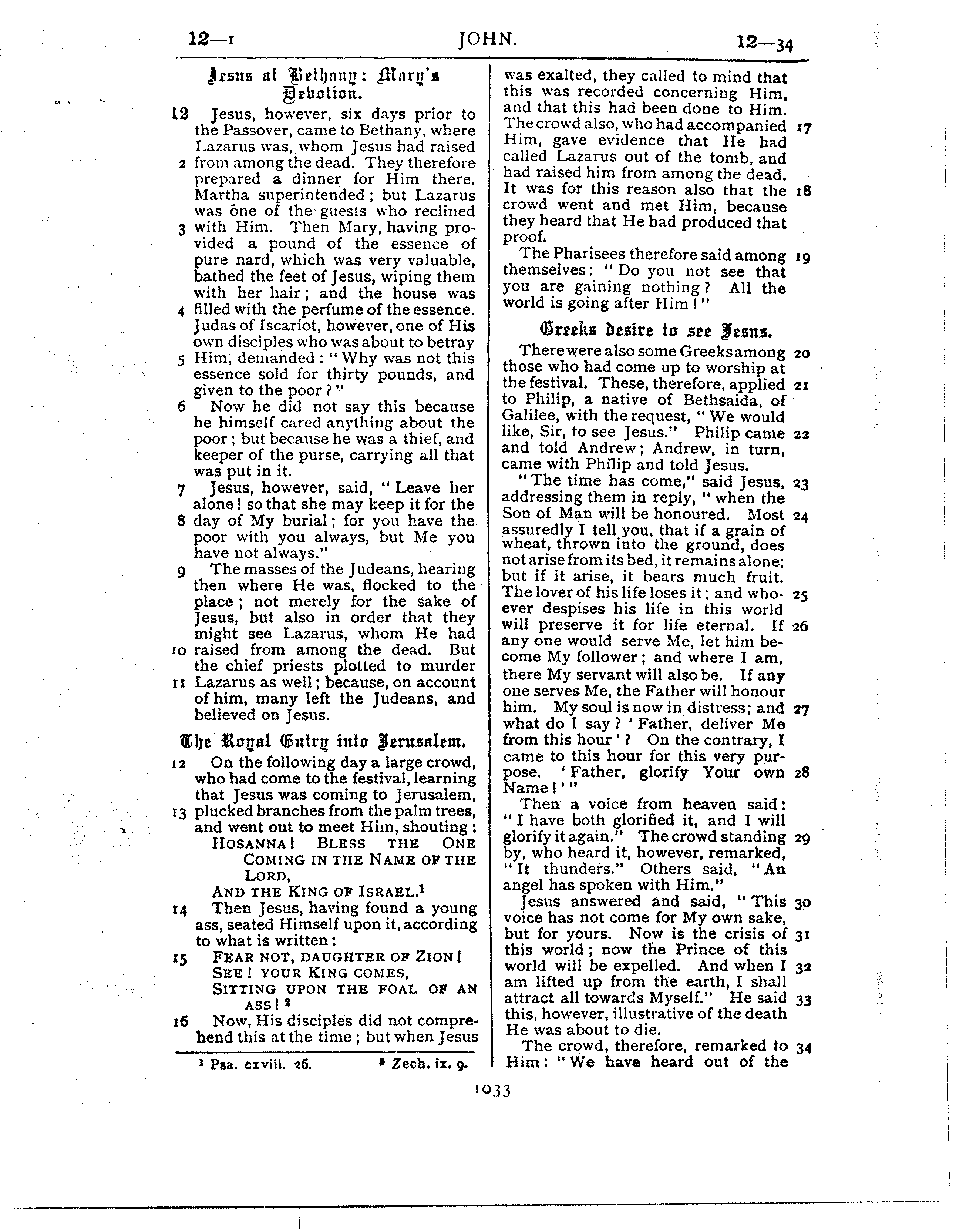 Ferrar Fenton Bible page 1033