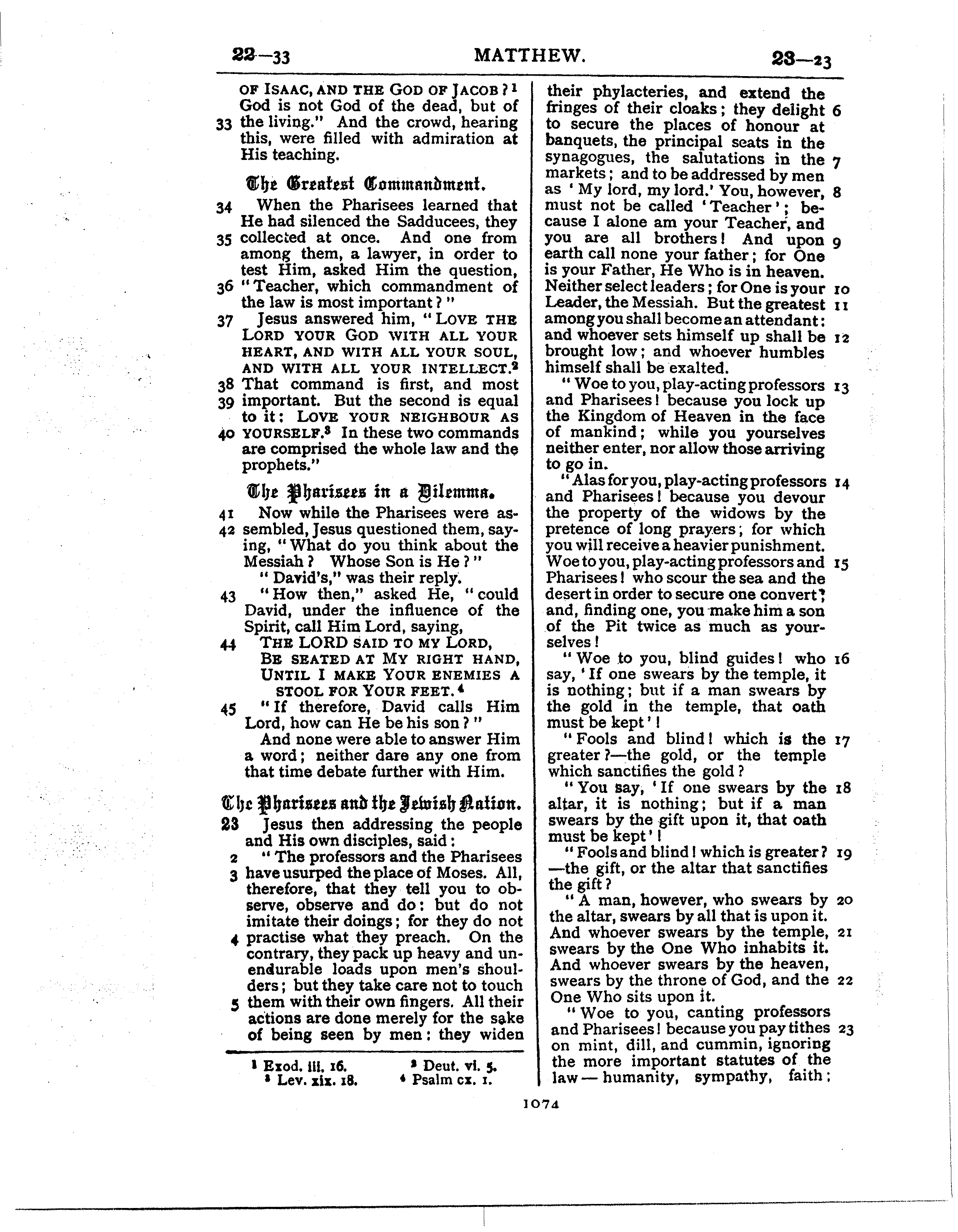 Ferrar Fenton Bible page 1074