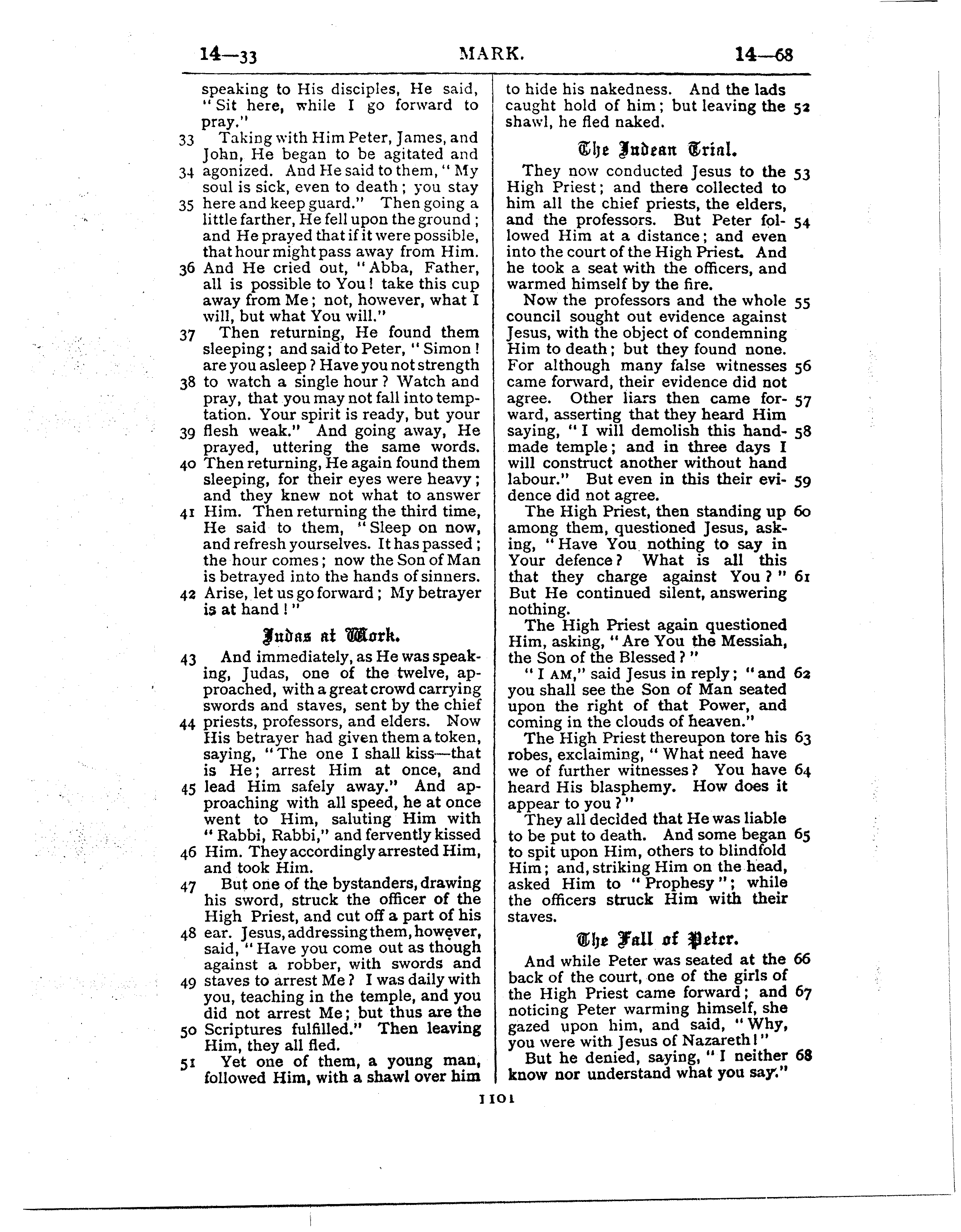 Ferrar Fenton Bible page 1101