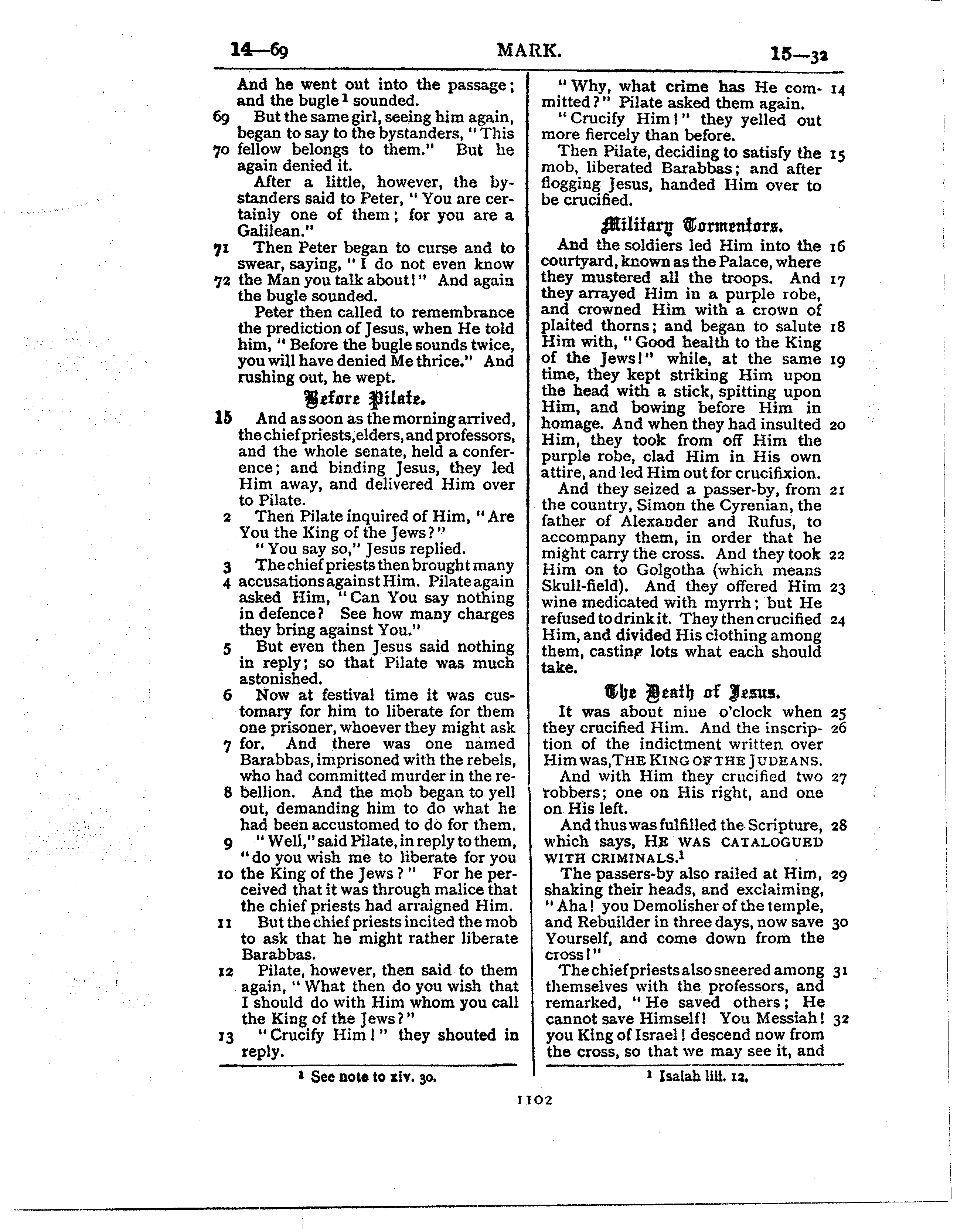 Ferrar Fenton Bible page 1102