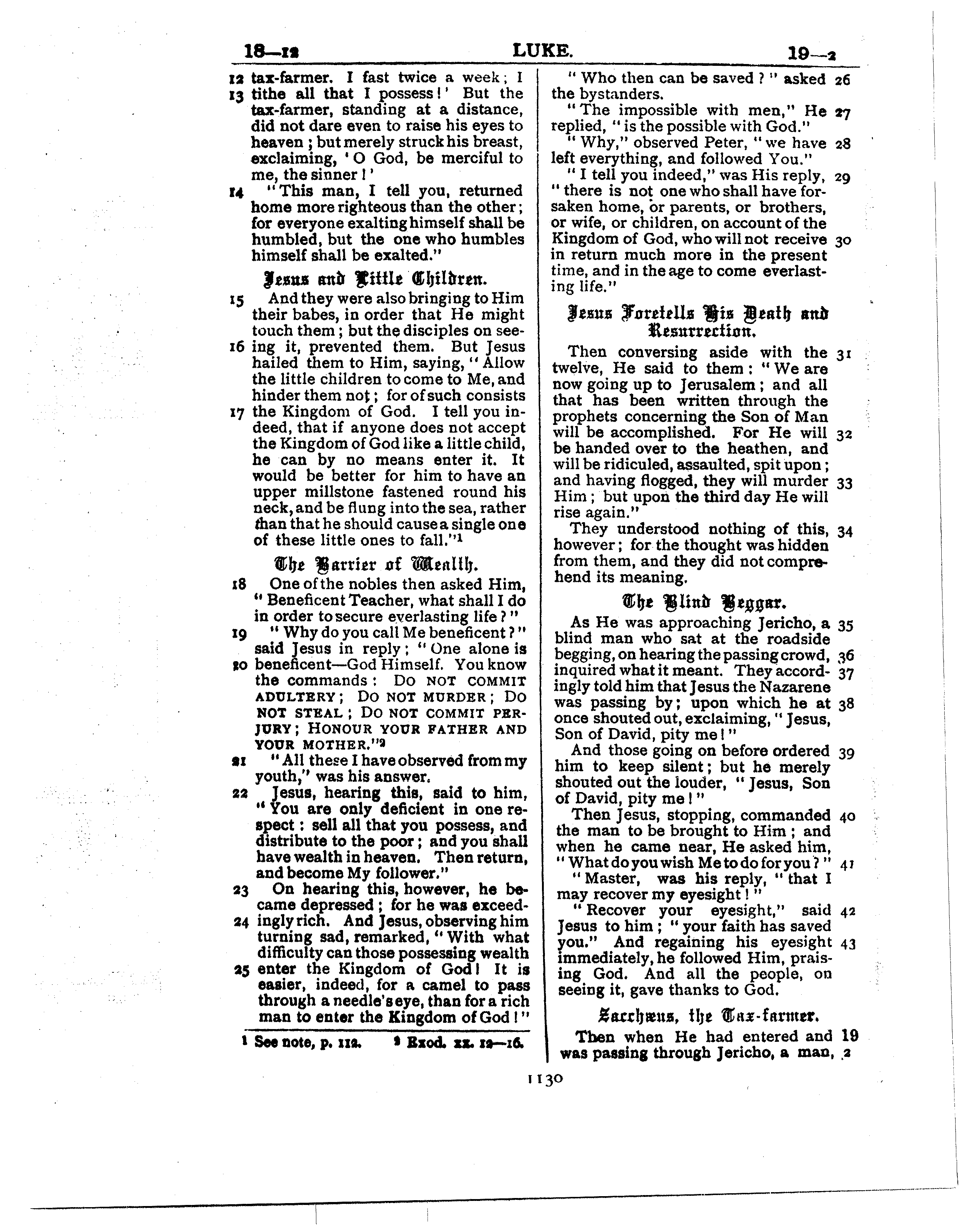 Ferrar Fenton Bible page 1130