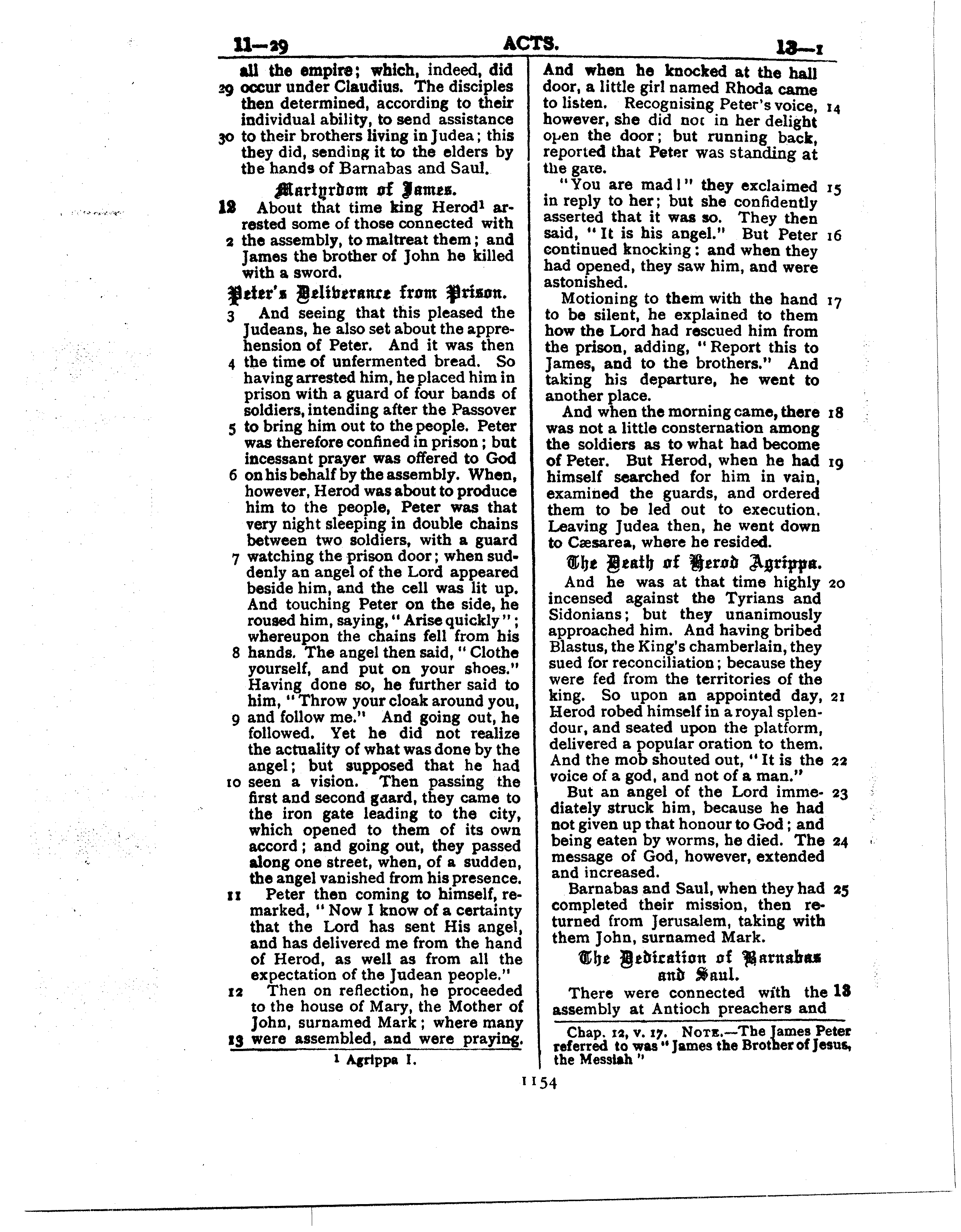 Ferrar Fenton Bible page 1154