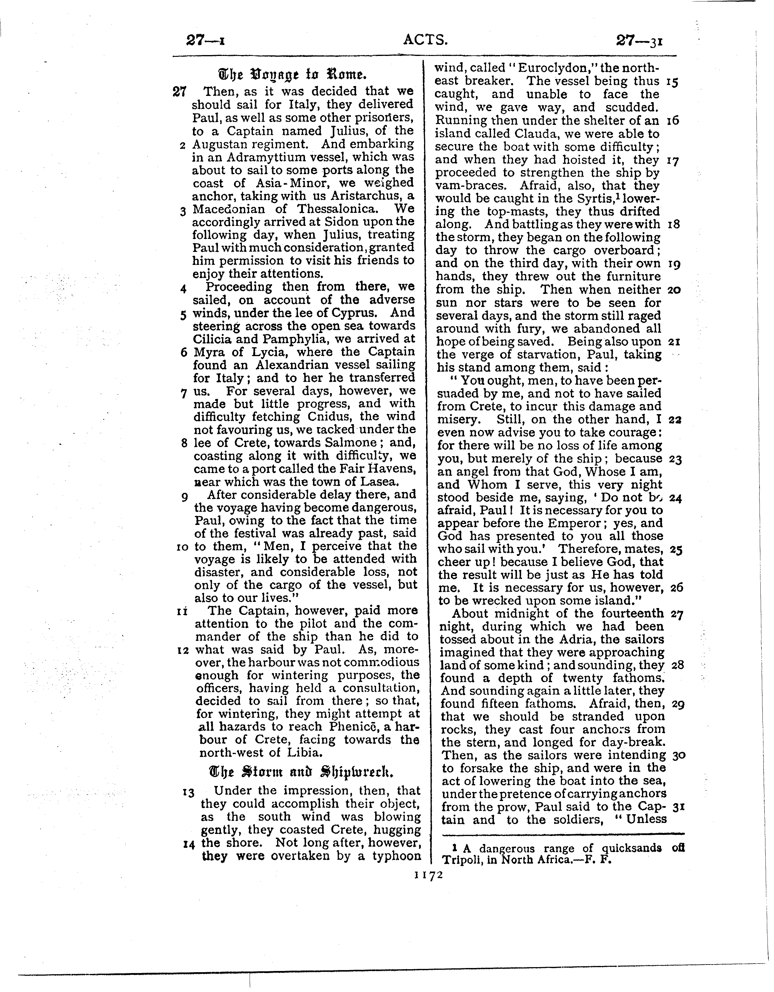 Ferrar Fenton Bible page 1172