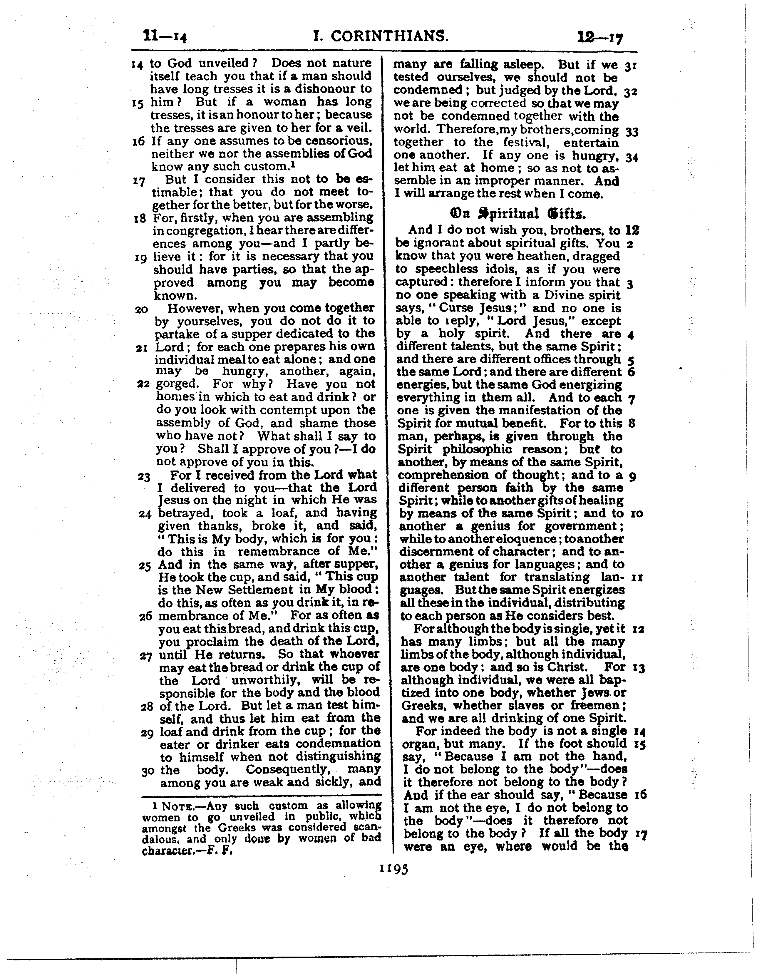 Ferrar Fenton Bible page 1195