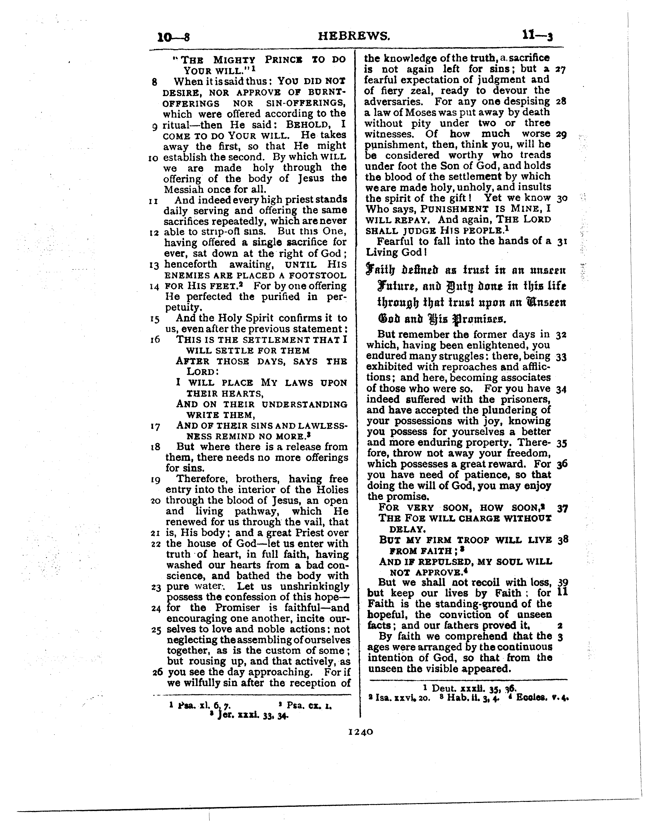 Ferrar Fenton Bible page 1240